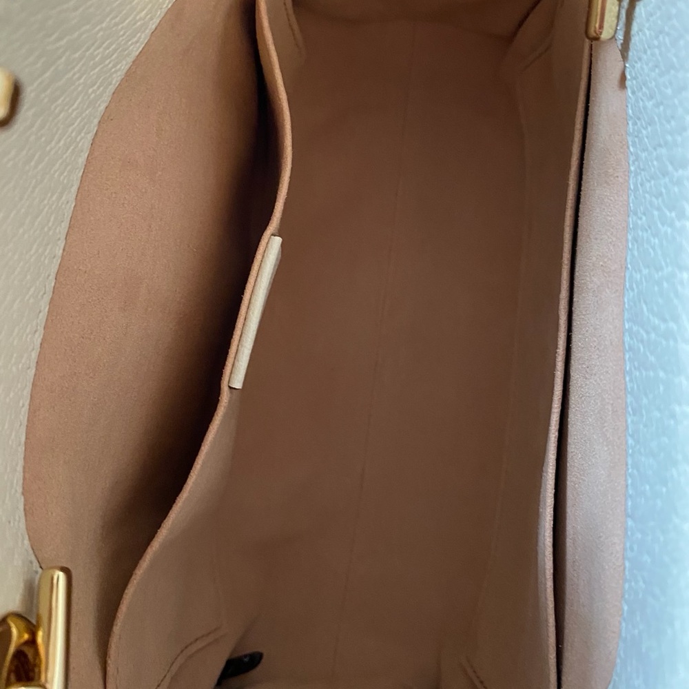 ✨NEW!✨GUCCI✨GG GUCCISSIMA SUPREME FLORA CANVAS & LEATHER PADLOCK CHAIN BAG - Picture 11 of 16